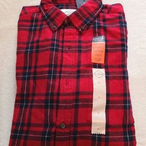 Soft Flannel Button Down Shirt